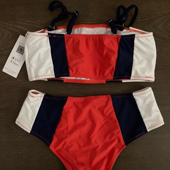 Colorblock Bikini Set - Picture 2 of 2